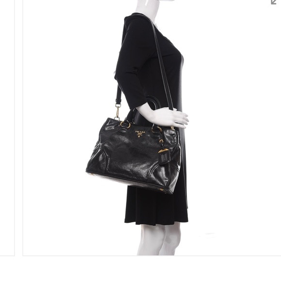 ♦️Prada vitello Shine satchel/shoulder bag - Picture 2 of 11